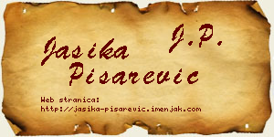 Jasika Pisarević vizit kartica